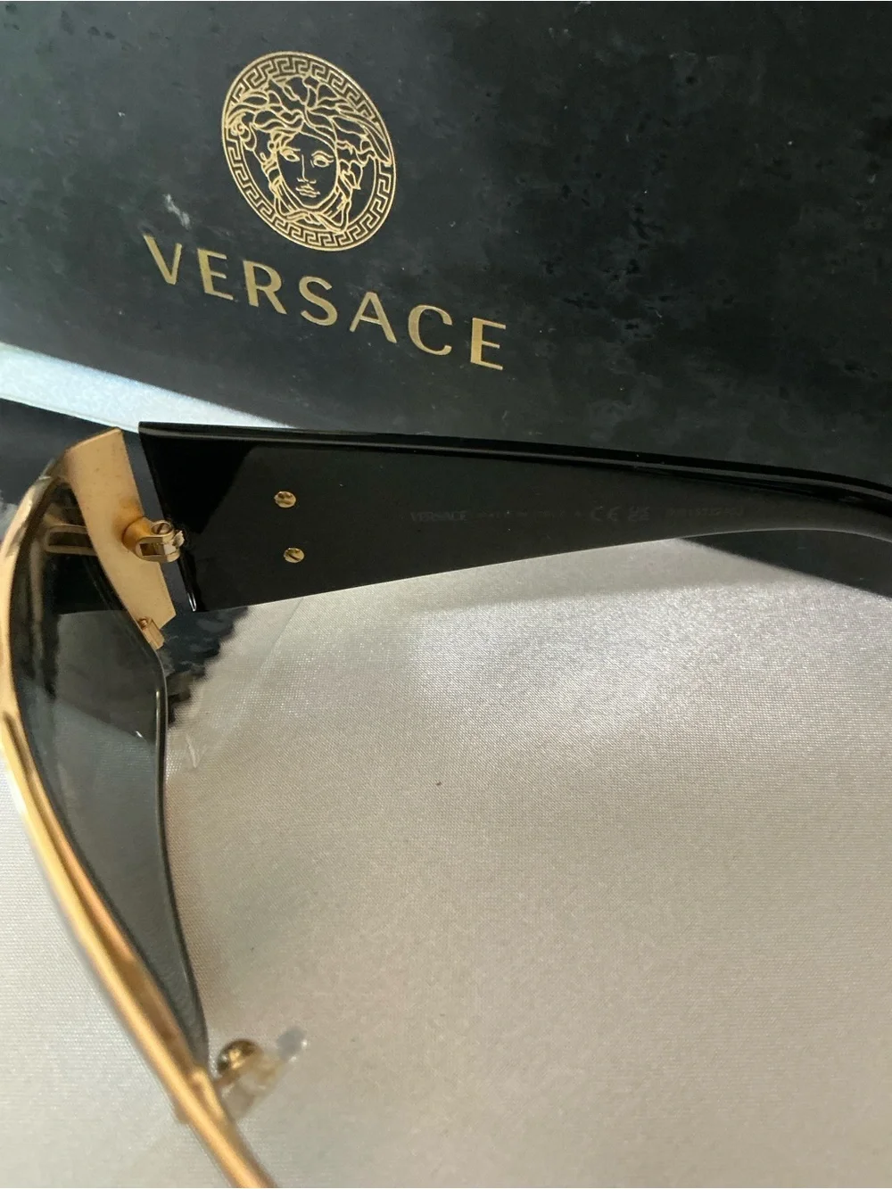 New In Box Versace MOD2163 1002/87 63 15 135 Brand New